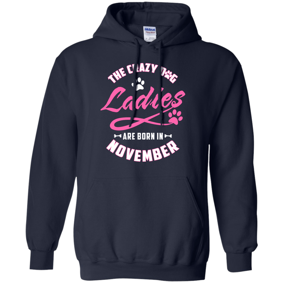The Crazy Dog Ladies Are Born In November T-Shirt & Hoodie | Teecentury.com