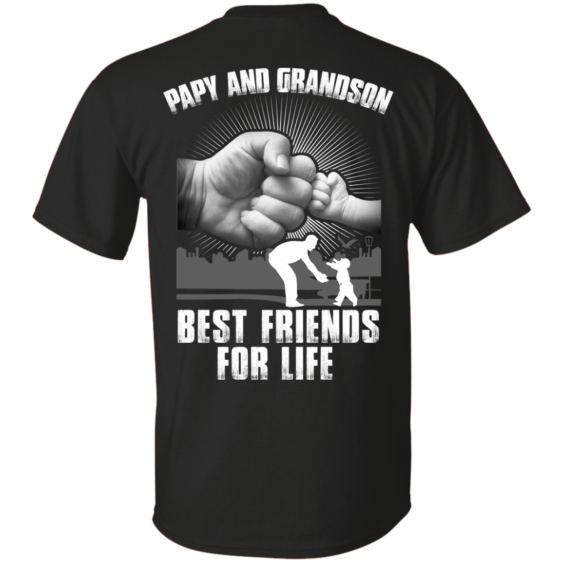 Papy And Grandson Best Friends For Life T-Shirt & Hoodie | Teecentury.com