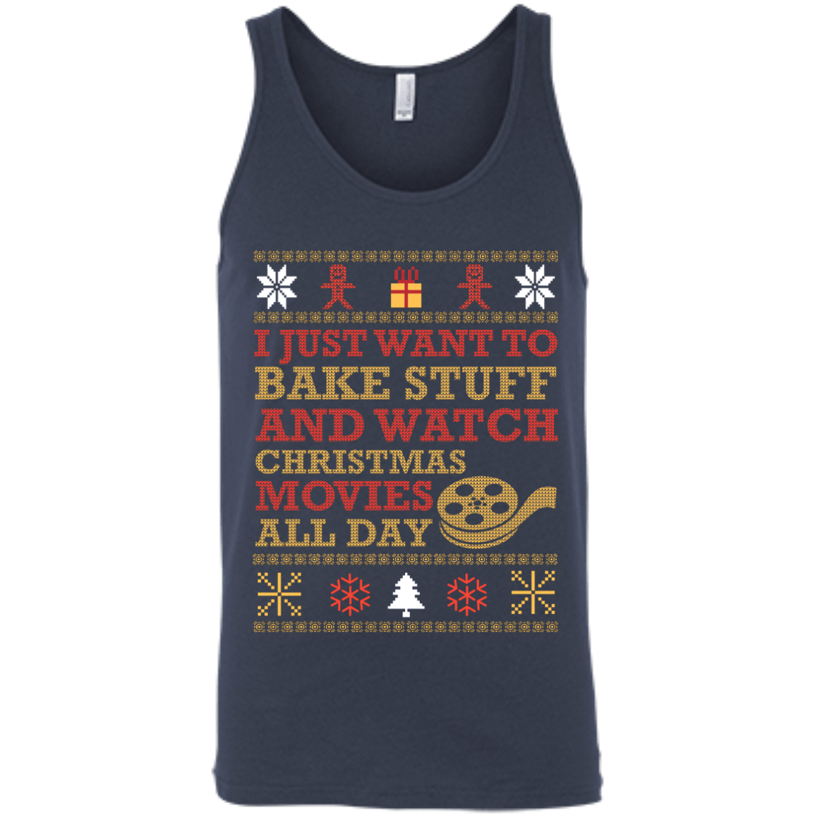 I Just Want To Bake Stuff And Watch Christmas Movie T-Shirt & Hoodie | Teecentury.com