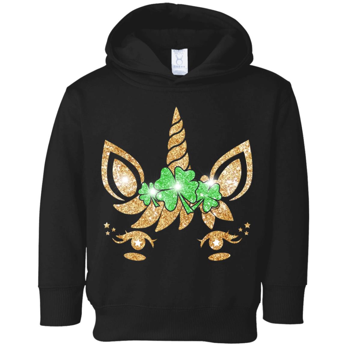 Unicorn Face Saint Patrick's Day For Girls Youth Youth Shirt | Teecentury.com