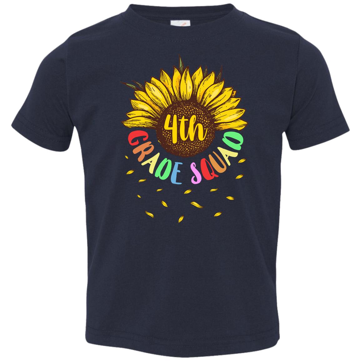Sunflower 4th Grade Squad First Grade Teacher Youth Youth Shirt | Teecentury.com