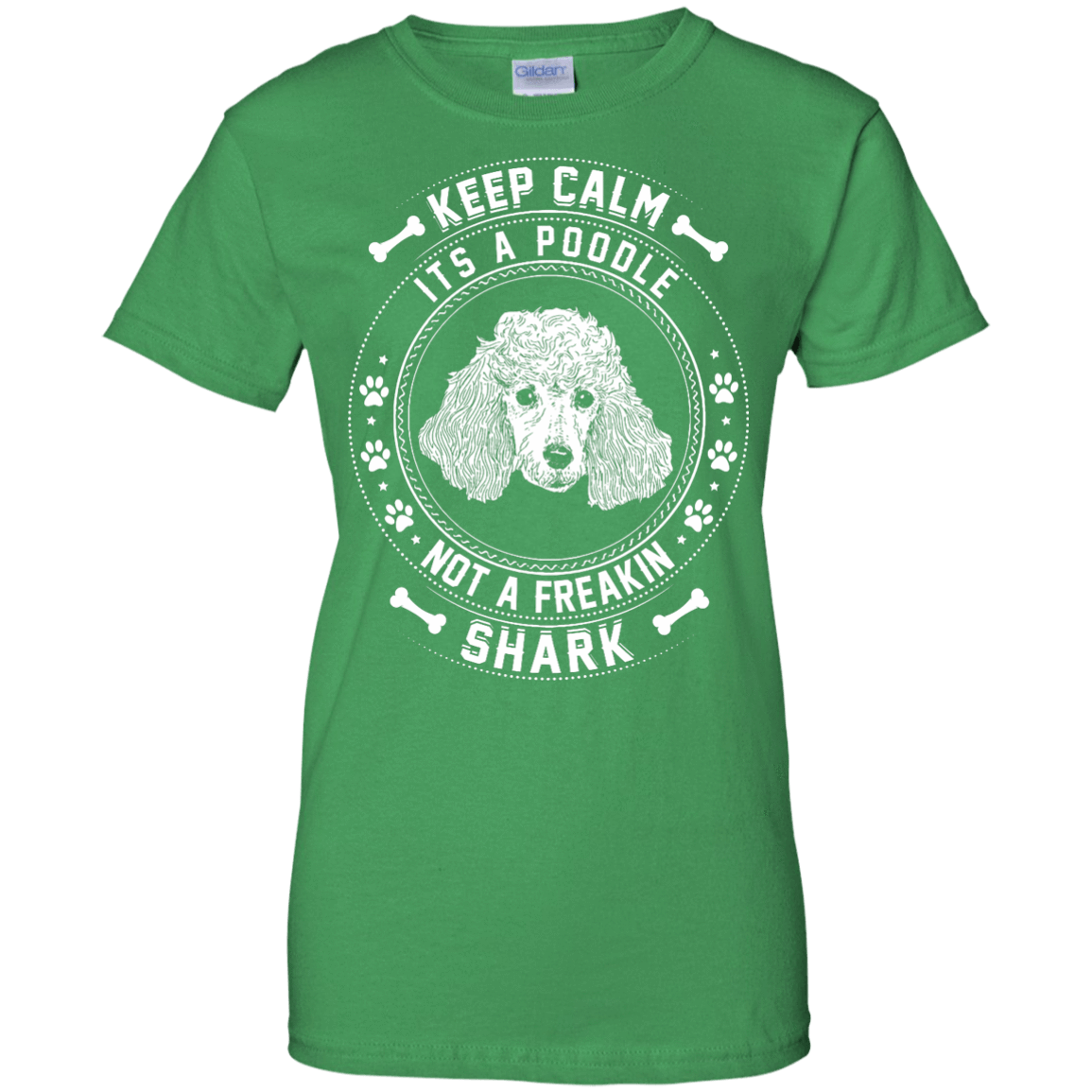 Keep Calm It's A Poodle Not A Freaking Shark T-Shirt & Hoodie | Teecentury.com