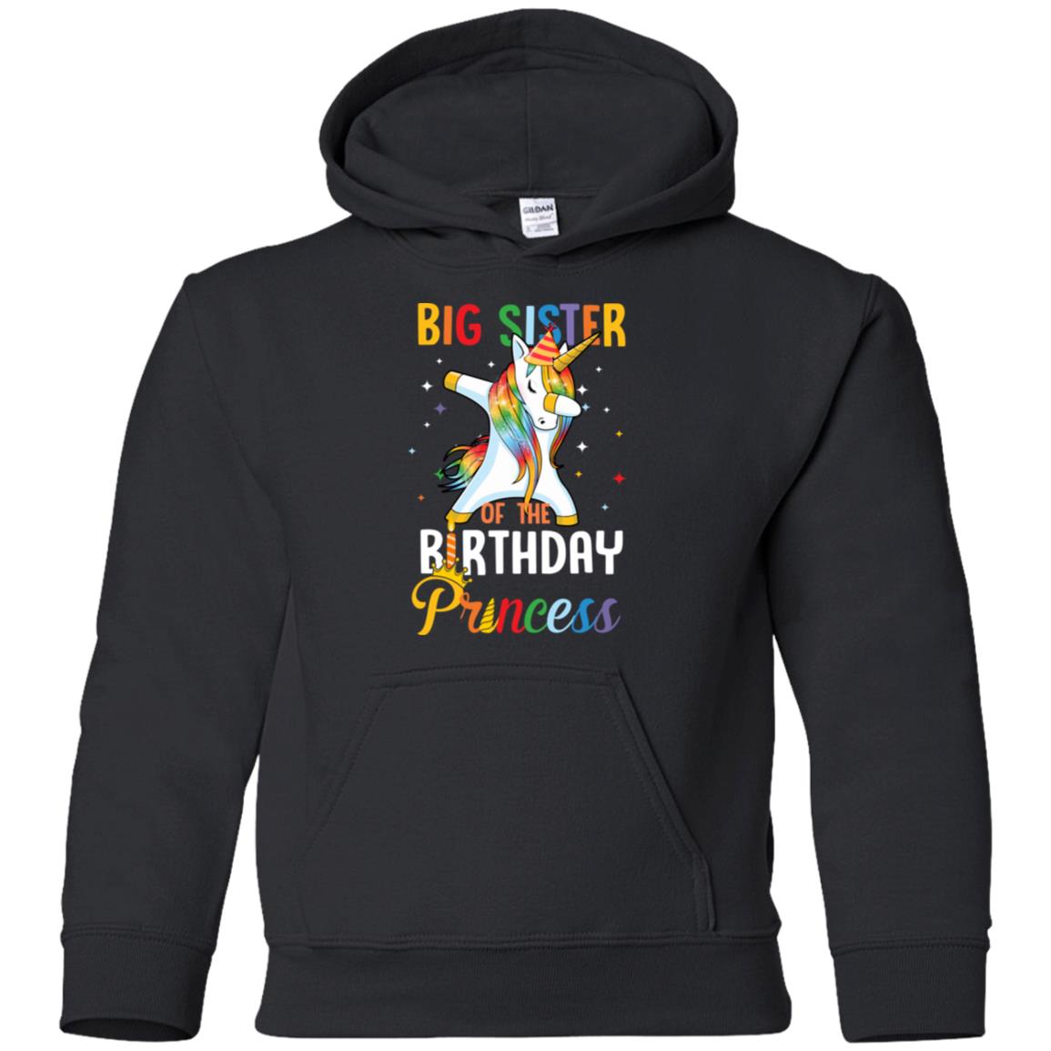 Proud Big Sister Of A Birthday Princess Unicorn Dab Youth Youth Shirt | Teecentury.com