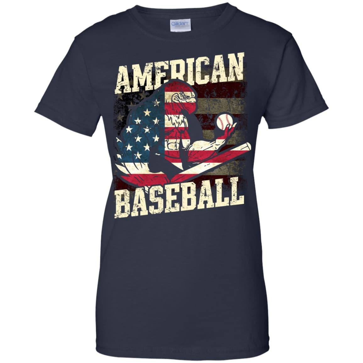 Badass Eagle American Baseball T-Shirt & Hoodie | Teecentury.com