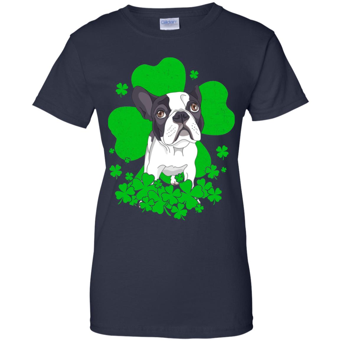 Bulldog St. Patrick's Day Clovers T-Shirt & Hoodie | Teecentury.com