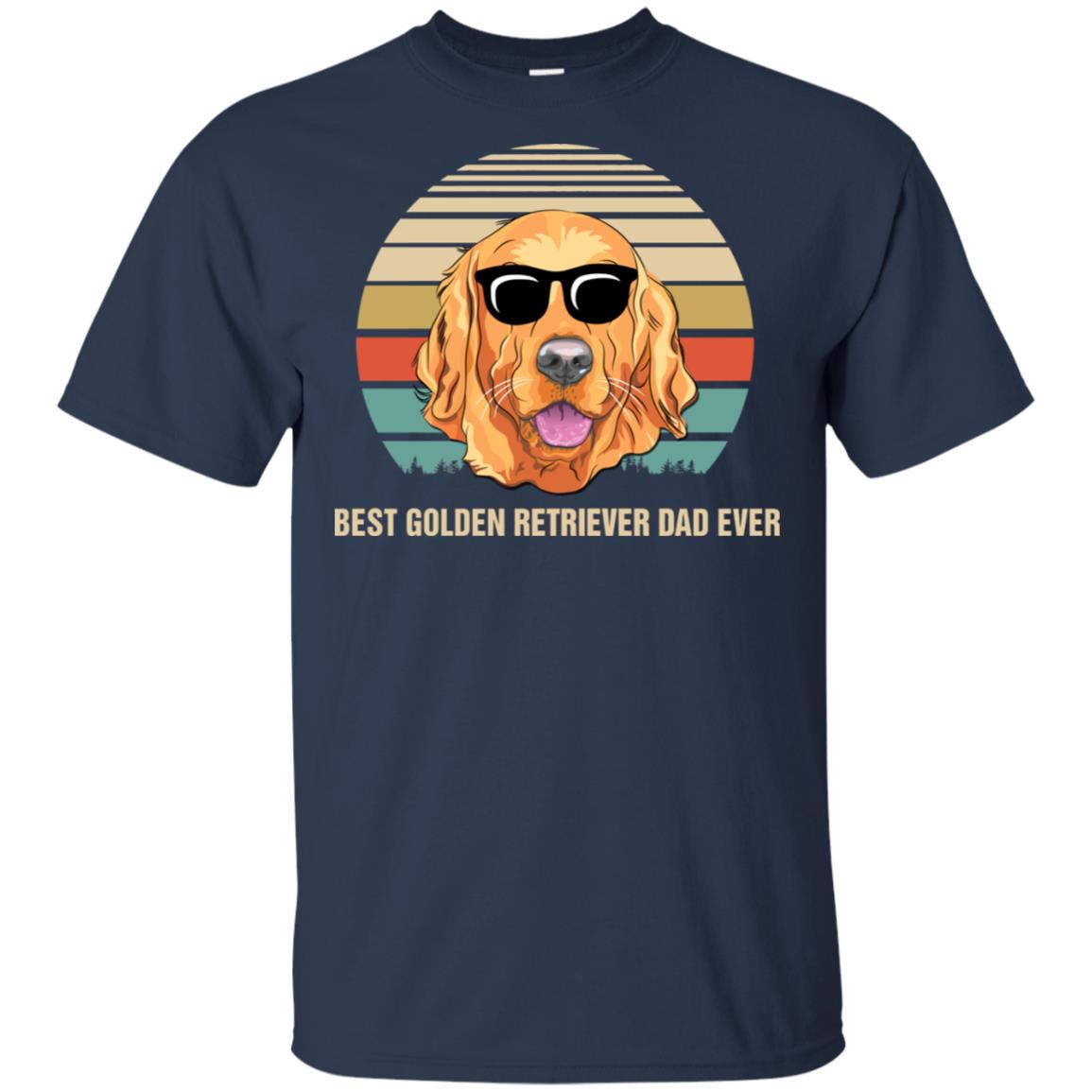 Vintage Golden Retriever Dad Gifts Best Golden Retriever Dad Ever T-Shirt & Hoodie | Teecentury.com