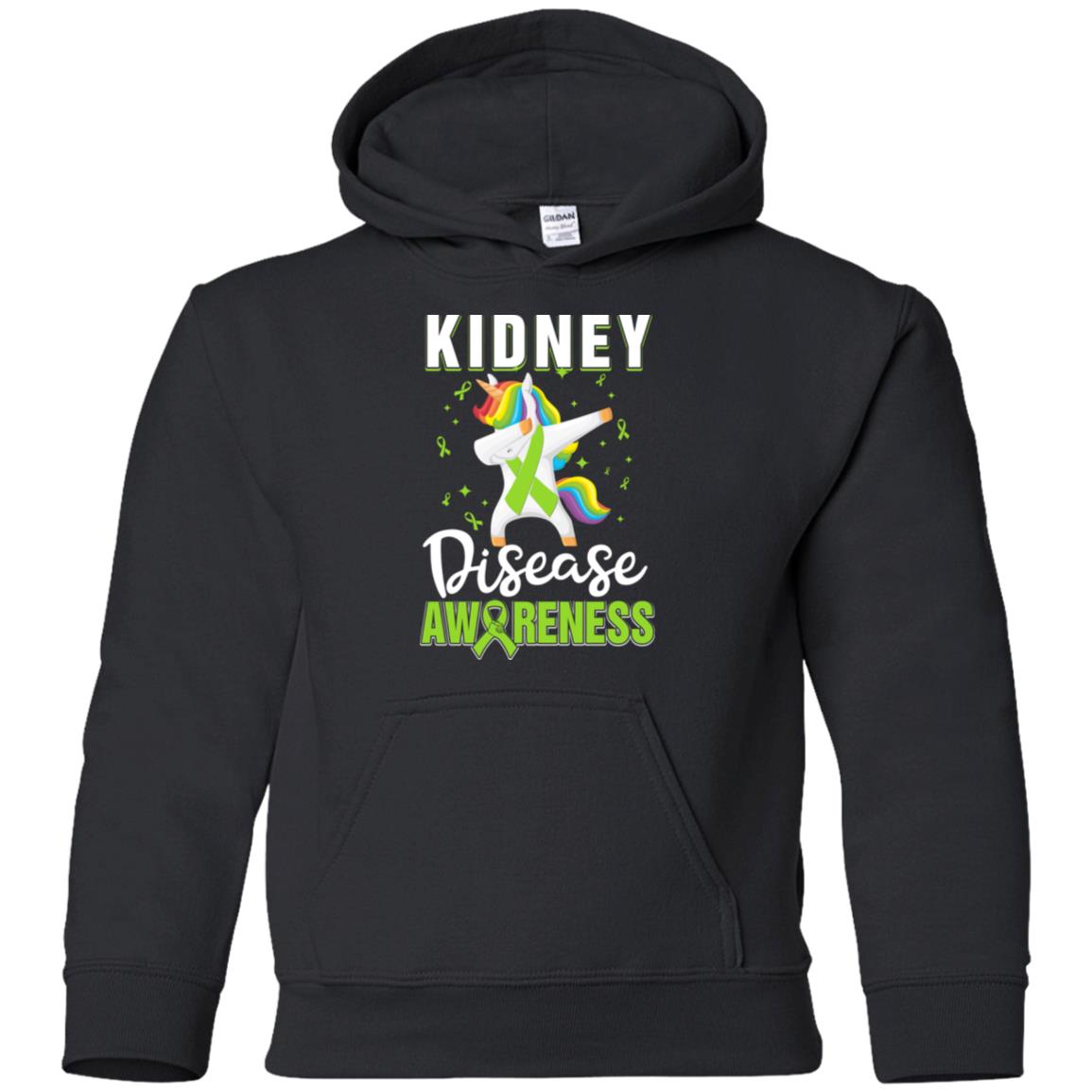 Inspirational Kidney Disease Awareness Unicorn Support Youth Youth Shirt | Teecentury.com