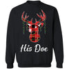 His Doe Couples Matching Christmas Pajamas Costume Gift T-Shirt & Sweatshirt | Teecentury.com