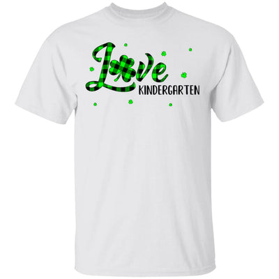 St Patricks Day Gift Kindergarten Teacher Plaid Shamrock T-Shirt & Hoodie | Teecentury.com
