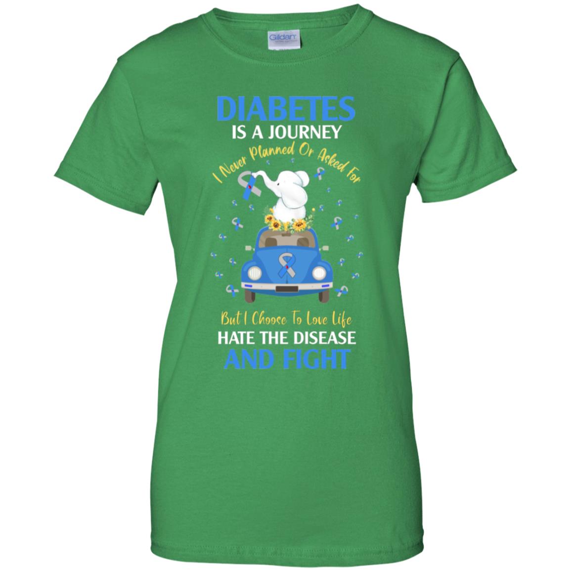 Diabetes Awareness Is A Journey T-Shirt & Hoodie | Teecentury.com