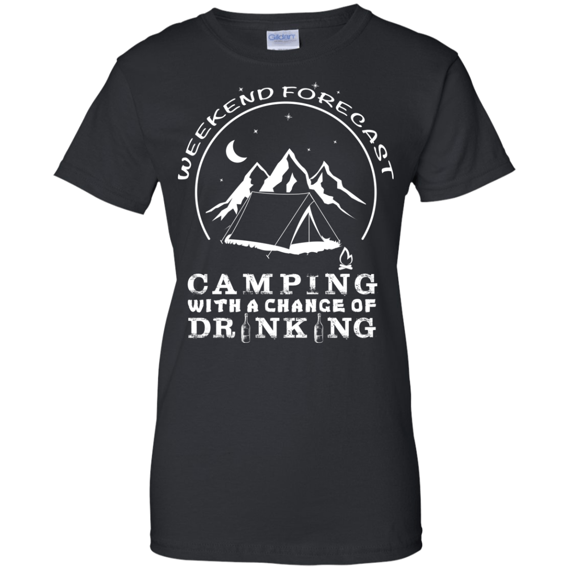 Weekend Forecast Camping T-Shirt & Hoodie | Teecentury.com