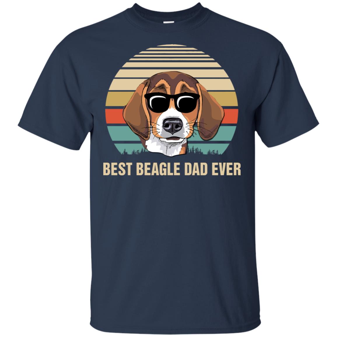 Vintage Beagle Dad Gifts Best Beagle Dad Ever T-Shirt & Hoodie | Teecentury.com
