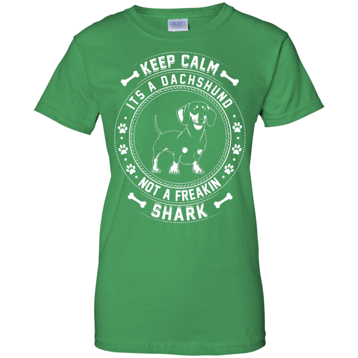 Keep Calm It's A Dachshund Not A Freaking Shark T-Shirt & Hoodie | Teecentury.com