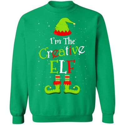I'm The Creative Elf Family Matching Funny Christmas Group Gift T-Shirt & Sweatshirt | Teecentury.com