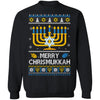 Merry Chrismukkah Xmas Hanukkah Ugly Christmas Sweater T-Shirt & Sweatshirt | Teecentury.com