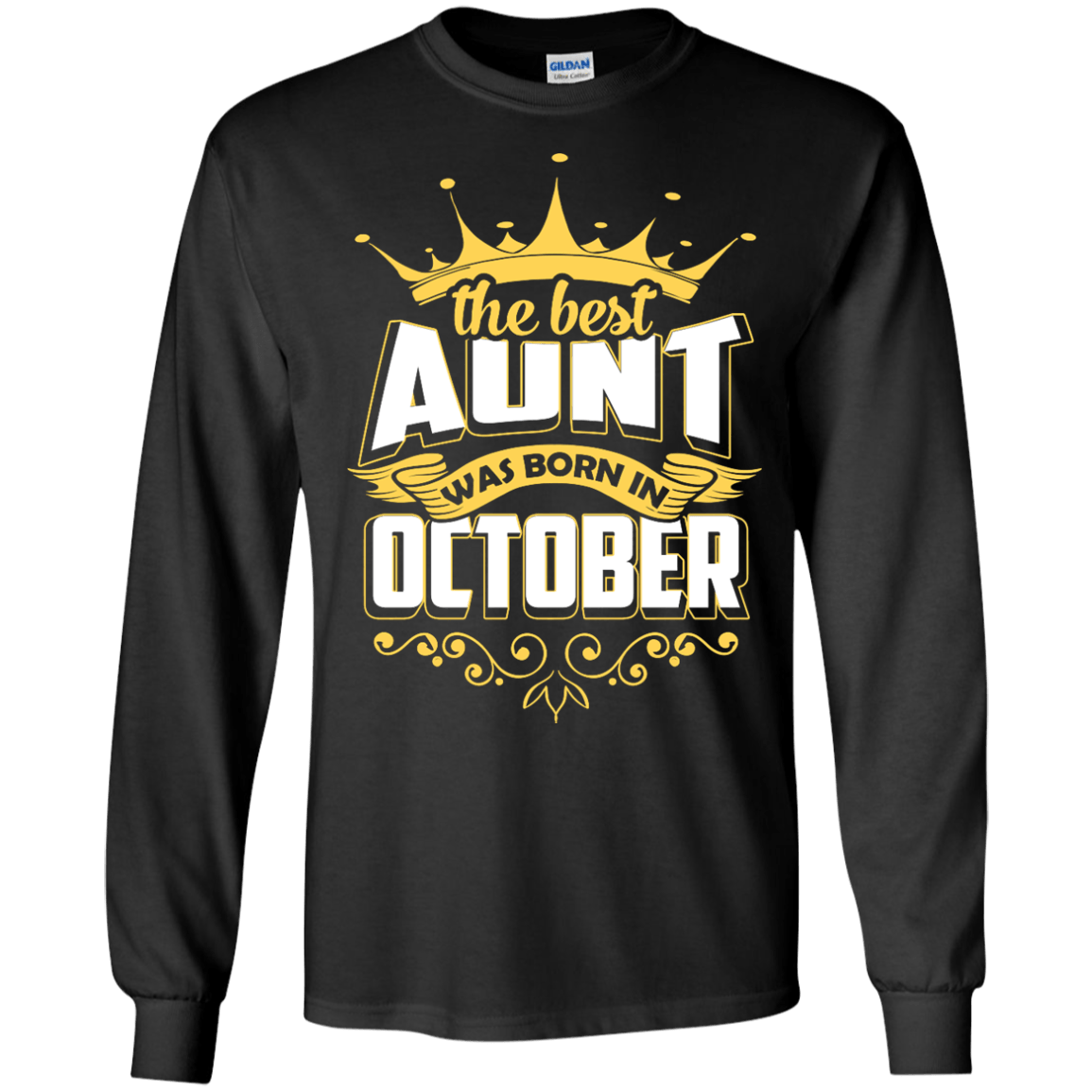 The Best Aunt Was Born In October T-Shirt & Hoodie | Teecentury.com