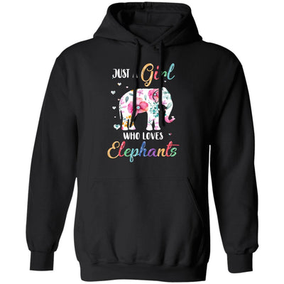 Just A Girl Who Loves Elephants Cute Elephant Lover T-Shirt & Hoodie | Teecentury.com