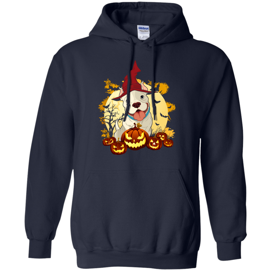 Pitbull Halloween Pumpkin T-Shirt & Hoodie | Teecentury.com