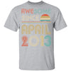 Awesome Since April 2013 Vintage 9th Birthday Gifts Youth Youth Shirt | Teecentury.com
