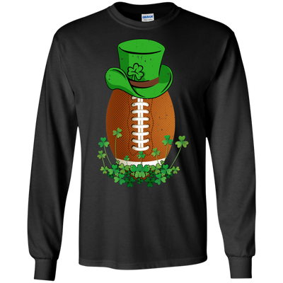 Shamrock Football Leprechaun St Patricks Day T-Shirt & Hoodie | Teecentury.com