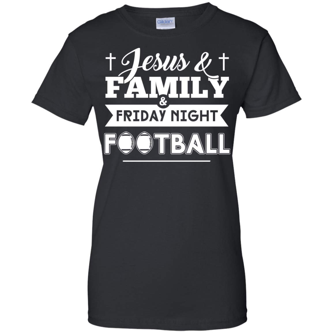 JESUS FAMILY Friday night FOOTBALL T-Shirt & Hoodie | Teecentury.com