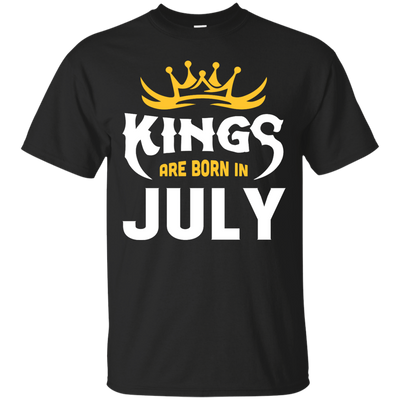 Kings Are Born In July T-Shirt & Hoodie | Teecentury.com
