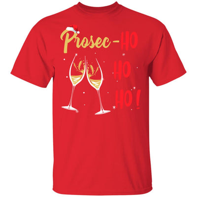 Prosec Ho Ho Ho Funny Wine Lover Christmas Gift For Women T-Shirt & Sweatshirt | Teecentury.com