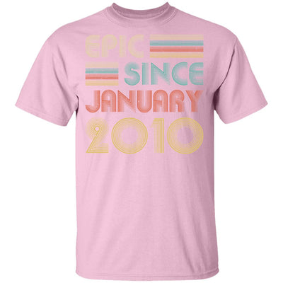 Epic Since January 2010 Vintage 12th Birthday Gifts Youth Youth Shirt | Teecentury.com