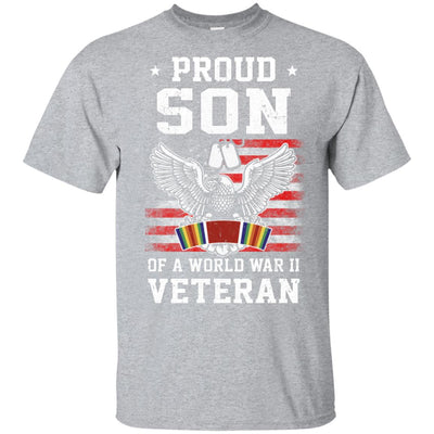 Proud Son Of World War 2 Veteran Patriotic T-Shirt & Hoodie | Teecentury.com