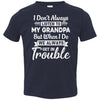 I Don't Always Listen To My Grandpa Funny Grandkids Gifts Youth Youth Shirt | Teecentury.com