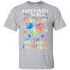 I Wear A Puzzle For My Daughter Autism Awareness T-Shirt & Hoodie | Teecentury.com