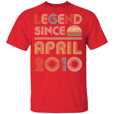 Legend Since April 2010 Vintage 12th Birthday Gifts Youth Youth Shirt | Teecentury.com