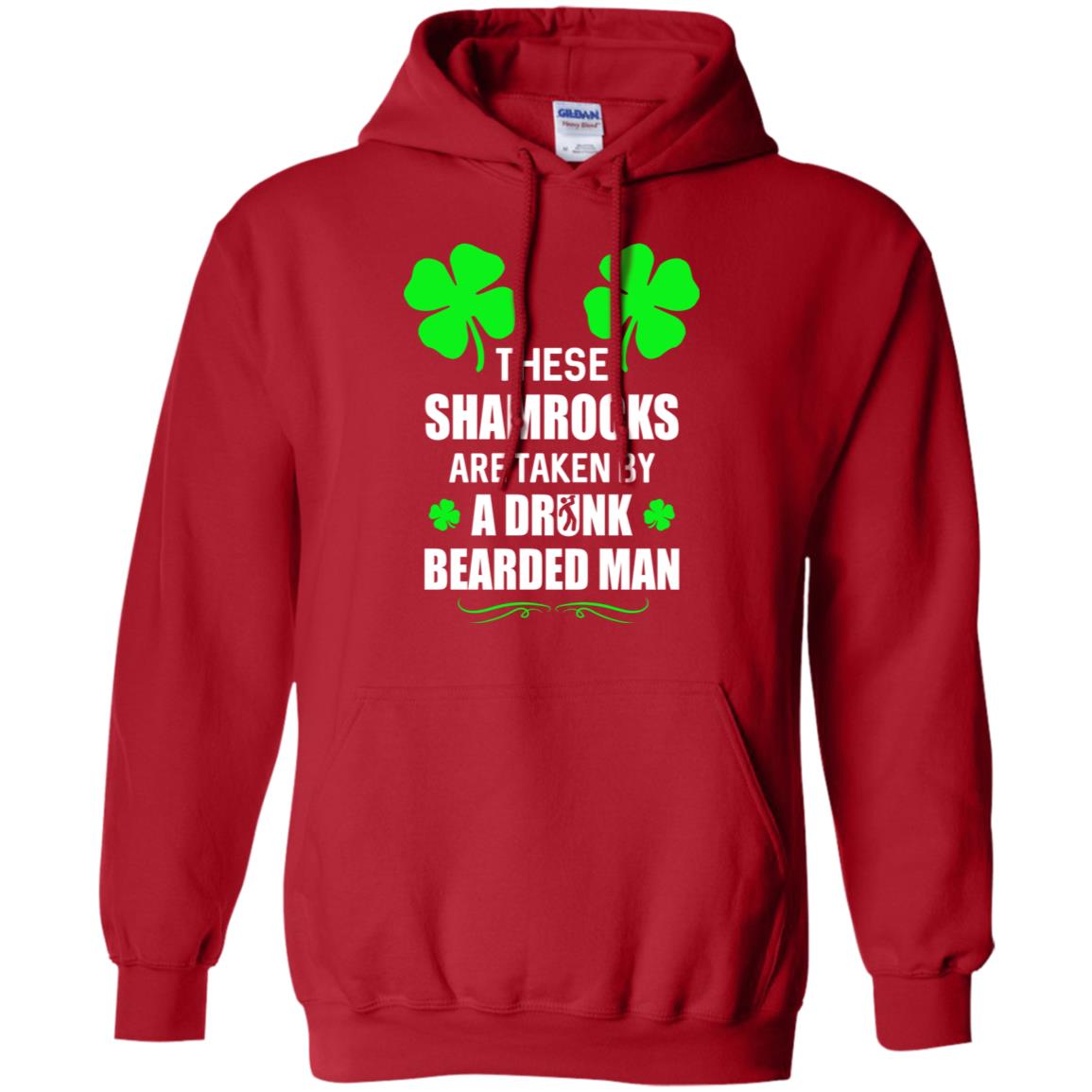 These Shamrocks Are Taken By A Drunk Bearded St Patrick Day T-Shirt & Tank Top | Teecentury.com