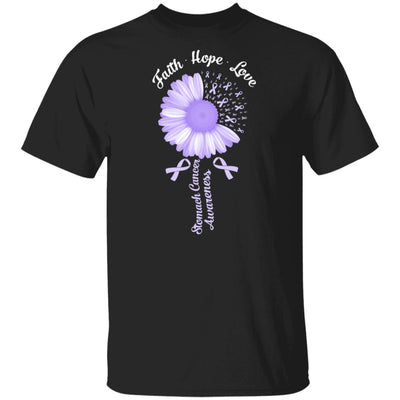 Faith Hope Love Periwinkle Stomach Cancer Awareness T-Shirt & Hoodie | Teecentury.com