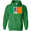 Shamrock Irish Ireland USA American Flag Gift T-Shirt & Hoodie | Teecentury.com