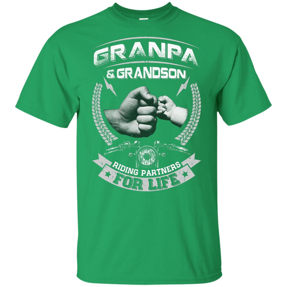 Motocross Grandpa And Grandson Riding Partners For Life Youth Youth Shirt | Teecentury.com