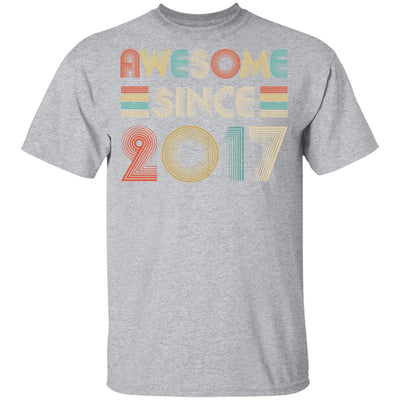 Awesome Since 2017 5th Birthday Gifts Youth Youth Shirt | Teecentury.com