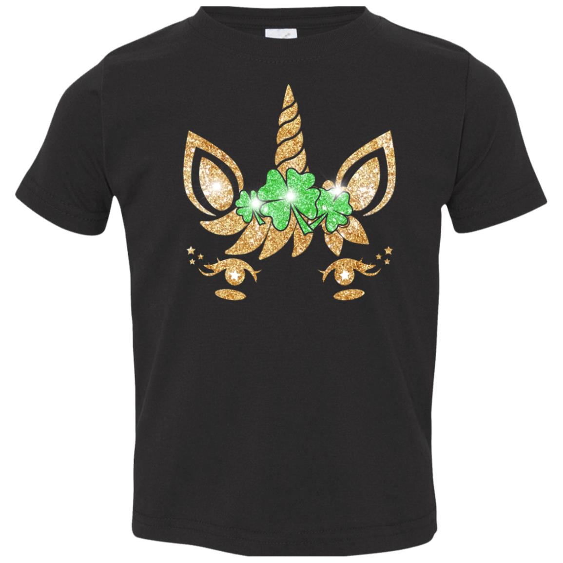 Unicorn Face Saint Patrick's Day For Girls Youth Youth Shirt | Teecentury.com