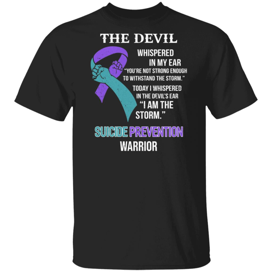 I Am The Storm Support Suicide Prevention Awareness T-Shirt & Hoodie | Teecentury.com