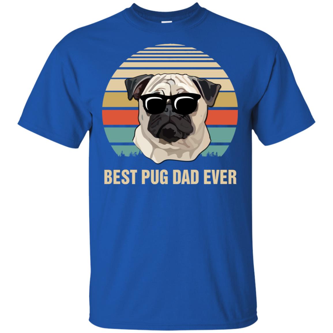 Vintage Pug Dad Gifts Best Pug Dad Ever T-Shirt & Hoodie | Teecentury.com