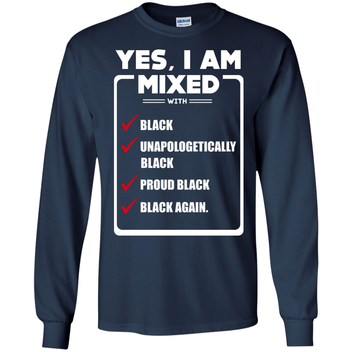 Yes, I Am Mixed Shirt, I'm mixed with Black T-Shirt & Hoodie | Teecentury.com