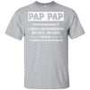 Pap Pap Gifts Grandpa Definition Fathers Day T-Shirt & Hoodie | Teecentury.com
