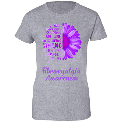 Being Strong Daisy Flower Purple Fibrosis Awareness T-Shirt & Hoodie | Teecentury.com