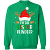 I'm The Sister Reindeer Matching Family Christmas T-Shirt & Sweatshirt | Teecentury.com