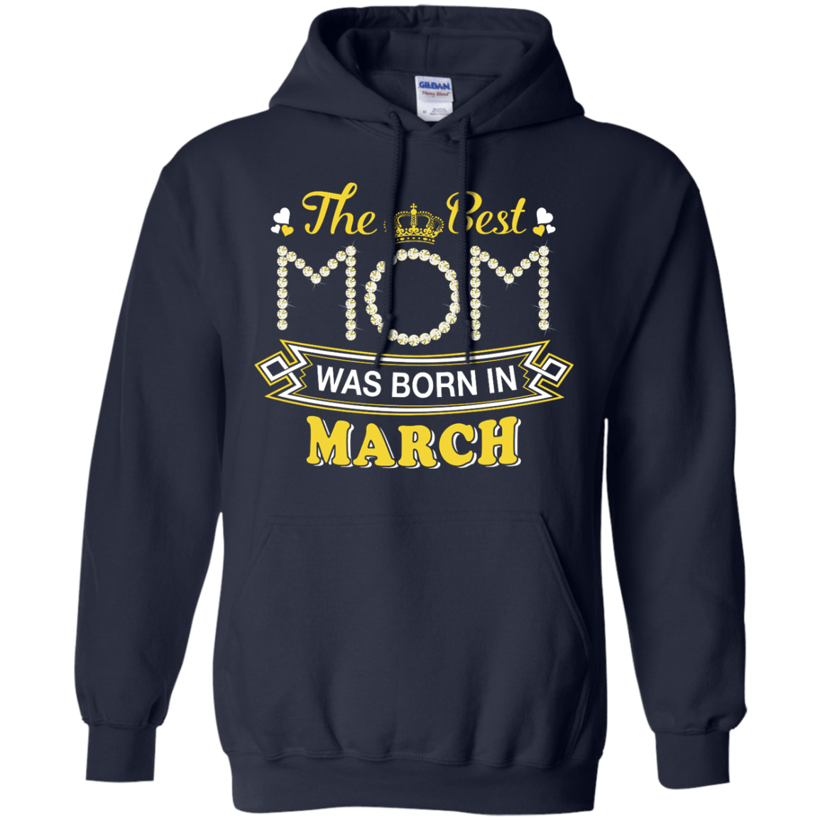 The Best Mom Was Born In March T-Shirt & Hoodie | Teecentury.com