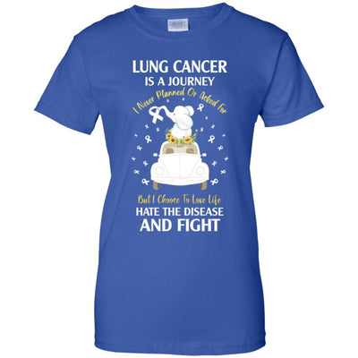 Lung Cancer Awareness Is A Journey T-Shirt & Hoodie | Teecentury.com