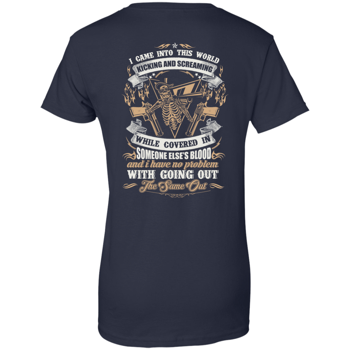 I Came Into This World Kicking and Screaming T-Shirt & Hoodie | Teecentury.com