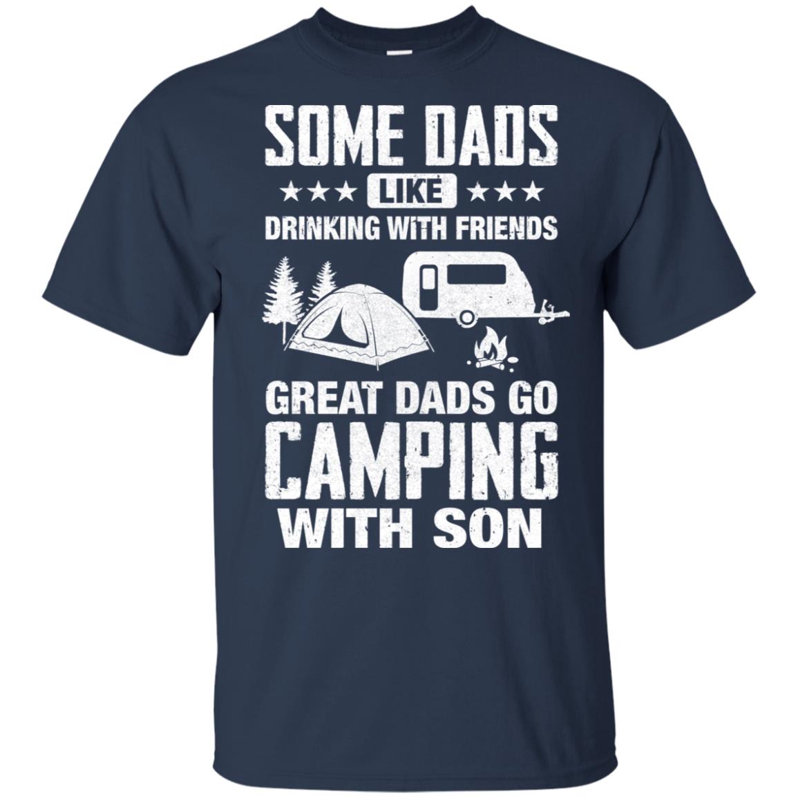 Great Dad Go Camping With Son Father Day Gift T-Shirt & Hoodie | Teecentury.com