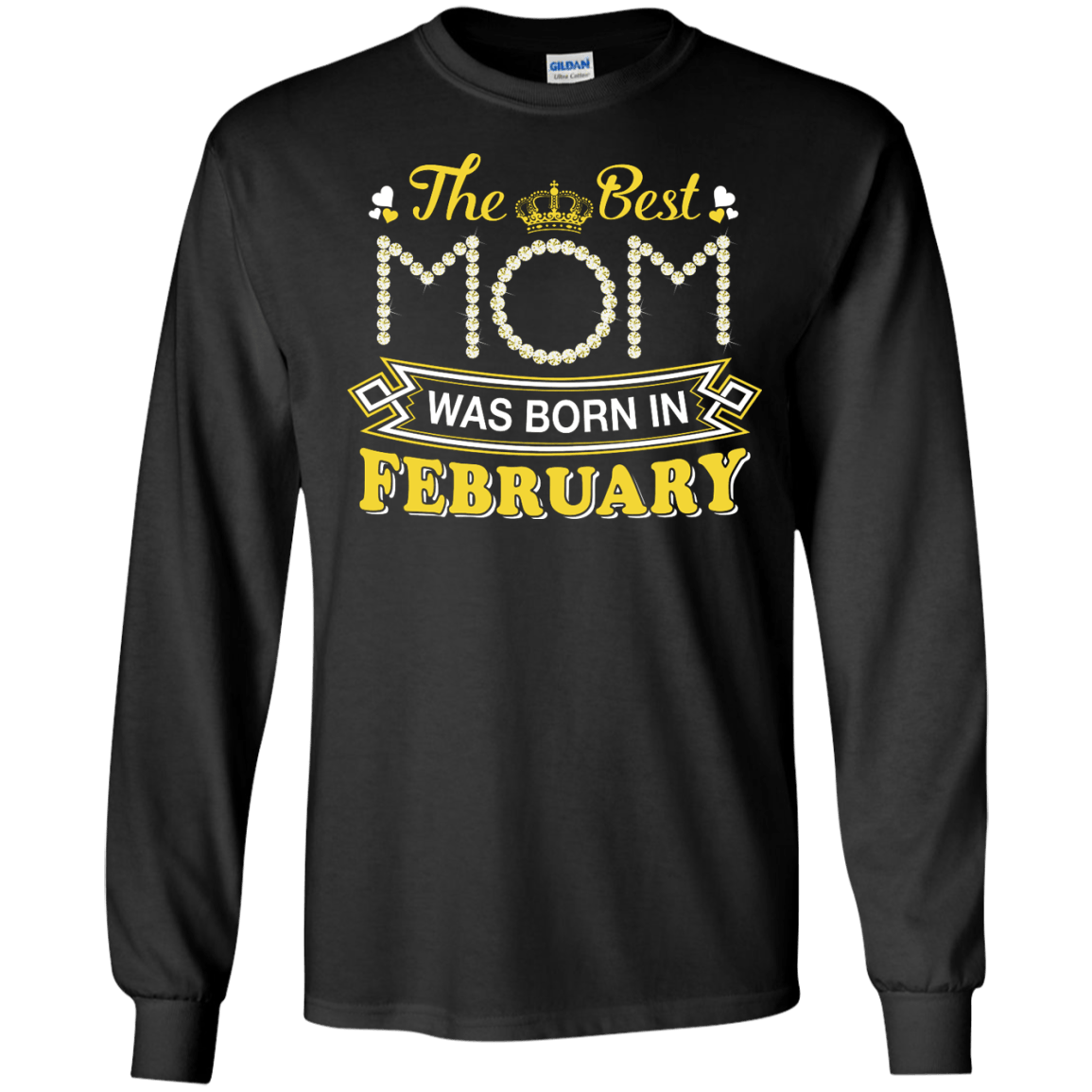 The Best Mom Was Born In February T-Shirt & Hoodie | Teecentury.com