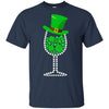 Shamrock Wine Glass Top Hat St Patrick's Day Gift T-Shirt & Hoodie | Teecentury.com